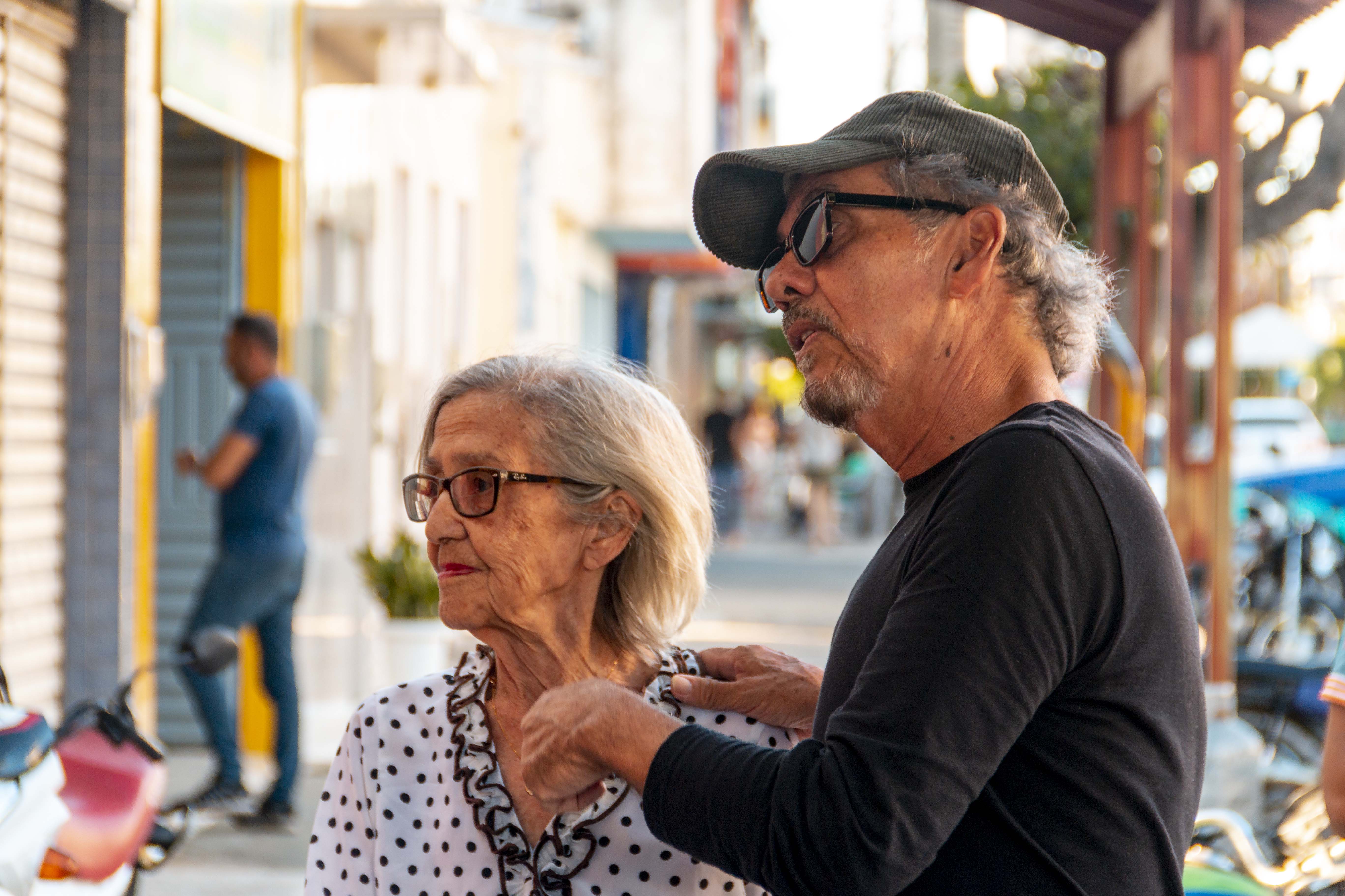 Marise Salvador Rodrigues e Lula Terra juntos em Carnaíba
